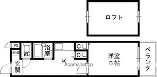 シャンベルミツモ【4階】の間取り