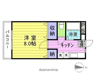 スズキビル【3階】の間取り