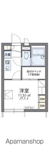 レオパレススズキ【1階】の間取り