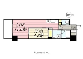 クラウドクレスト栄町【302号室】の間取り