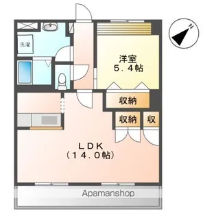 GRAND FIELD 弐番館【1階】の間取り