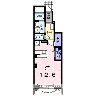 トリオコマンド【102号室】の間取り