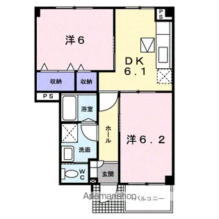 あじさい Ⅰ【1階】の間取り