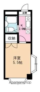 エクセル河辺【205号室】の間取り
