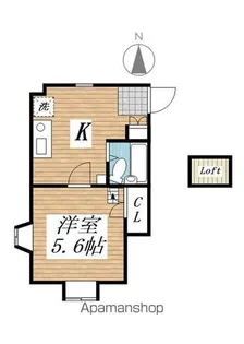 パンシオン カリネ B棟【2階】の間取り