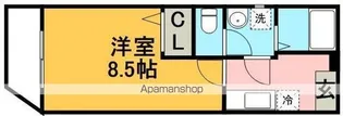 サンセットテラス唐原【201号室】の間取り