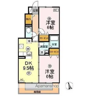 リアン T【108号室】の間取り