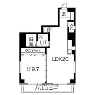 サン丸の内【7階】の間取り