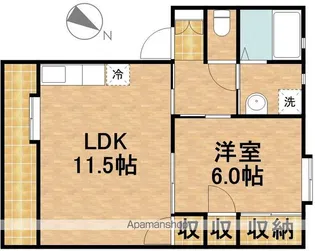 アーベント佐鳴台【2階】の間取り
