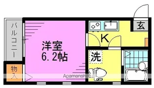 ヴェルト高円寺【1階】の間取り