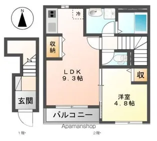 サニーコートM【2階】の間取り
