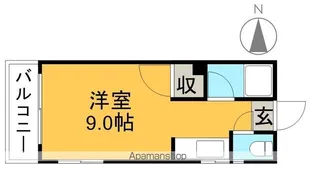 パークハイツ相模【2階】の間取り