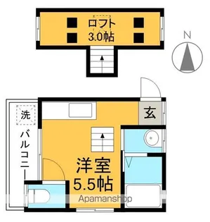 アリストハイツ【2階】の間取り