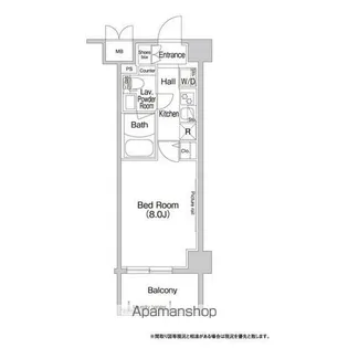コンフォリア新宿【4階】の間取り