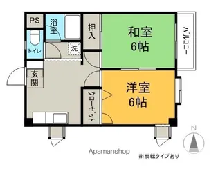 パストラーレ壱番館【202号室】の間取り