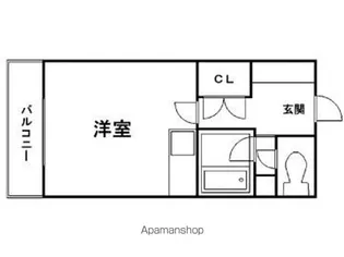 SANGA【205号室】の間取り