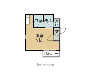 レジデンスカサブランカ(女性専用)【1階】の間取り