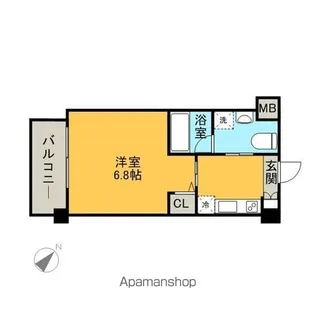 グランドシャルマン博多駅前【10階】の間取り