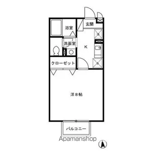 ドエル・シン【2階】の間取り