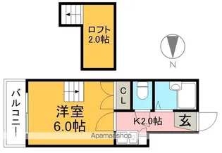 F・グレース高須新町【2階】の間取り