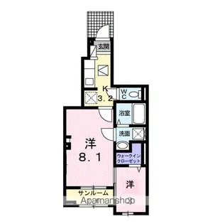 I・VILLAGE大手町 C【1階】の間取り