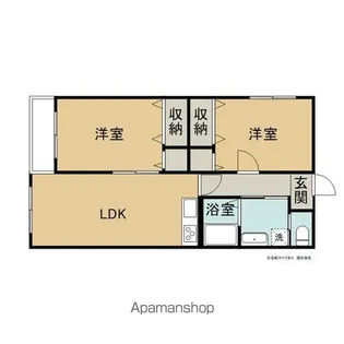 カナル・ジョイン本宮【301号室】の間取り