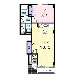 エレガンシア ブリッサ【1階】の間取り