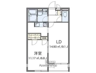 レオネクストみやびⅢ【1階】の間取り