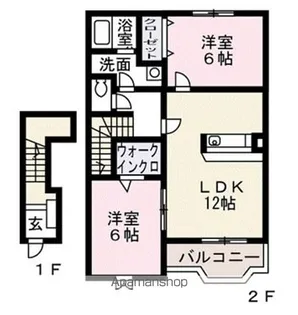 ヒルサイドオーク【2階】の間取り