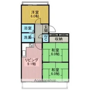 ノヴァ宝が丘Ⅱ【1階】の間取り