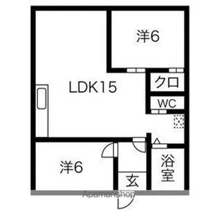 パールハイツ【202号室】の間取り