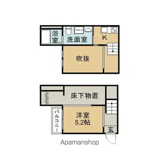 アドラブール新守山【1階】の間取り