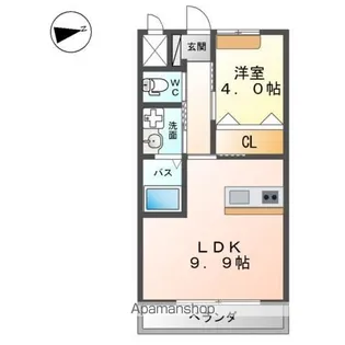 サンシャインヒル【1階】の間取り