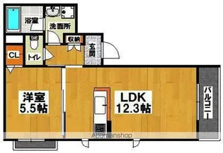 SHAMAISON LEONE【2階】の間取り
