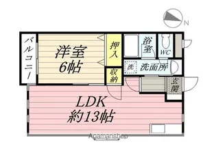 ジューンパレス【3階】の間取り