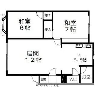 セトルA【2階】の間取り