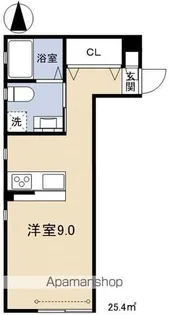グランドソレイユ元町【103号室】の間取り