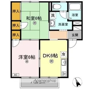 アルカサール Ⅰ棟【1階】の間取り