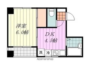 クリエイションビル小坂【4階】の間取り