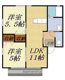向日葵【1階】の間取り