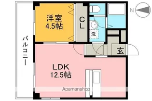 グランパレスパゴダ【6階】の間取り