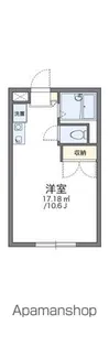 レオパレスSouth Forest【104号室】の間取り