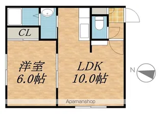タウン20【303号室】の間取り