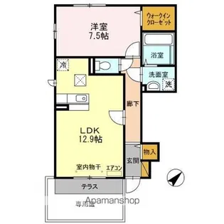 エクセレント三輪野山 I【1階】の間取り