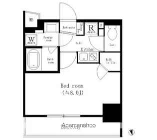 パークキューブ新板橋【10階】の間取り