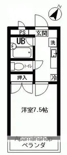 第2藤ハイツ【101号室】の間取り