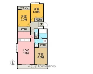 グランドール・ノヴァ【4階】の間取り