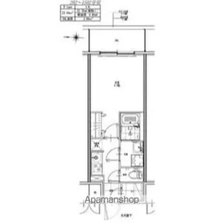 SーRESIDENCE志賀本通DEARLY(ディアリー)【1502号室】の間取り