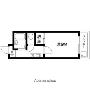 サンハイツ喜多山【2階】の間取り