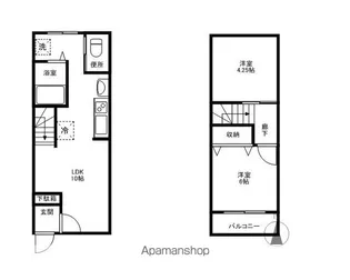 ライフ光【1階】の間取り